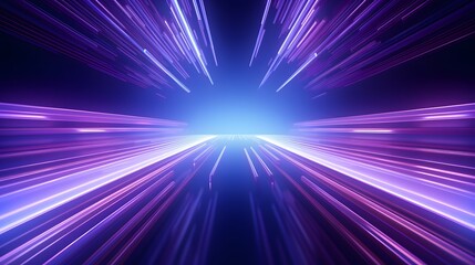 Obraz premium 3d rendering of purple and blue abstract geometric background. Scene for advertising, technology, showcase, banner, game, sport, cosmetic, business, metaverse. Sci-Fi Illustration. Product display