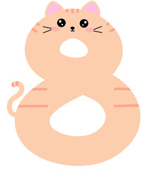 orange tabby cat number eight