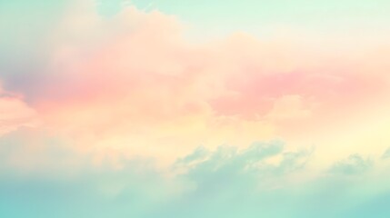 Obraz premium Soft Pastel Gradient Background for Serene and Gentle Visuals