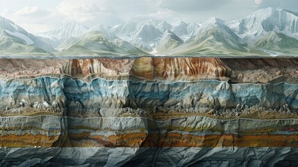 Cross-Section of Earth's Layers