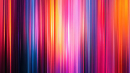 Obraz premium Dynamic Abstract AI Illustration with Colorful Blurred Lines