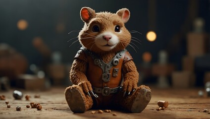 A character who uncovers a hidden talent for crafting with nuts and bolts ai_generated