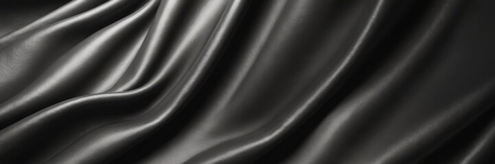 Obraz premium black leather texture background