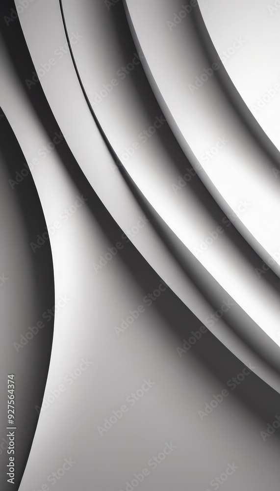 Aufkleber abstract grey background with smooth lines
