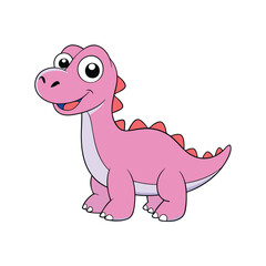 Friendly dinosaur cartoon clipart vector illustrations, perfect for kids' designs and decor.