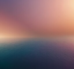 Fototapeta premium large body water with bright sunset in the background