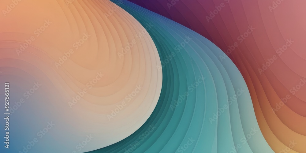 Poster colorful abstract background with curved curve