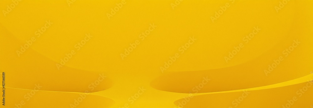 Poster yellow square with hole in the middle