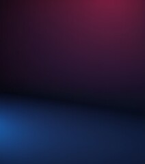 Obraz premium red and blue light shining on dark background
