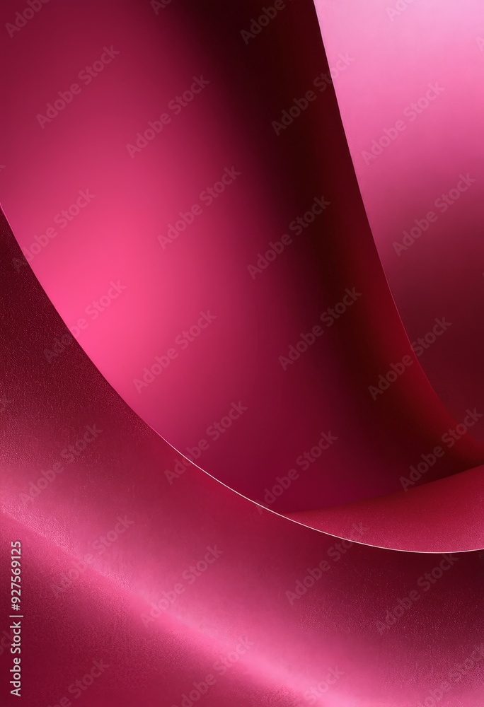 Aufkleber pink background with curved curve