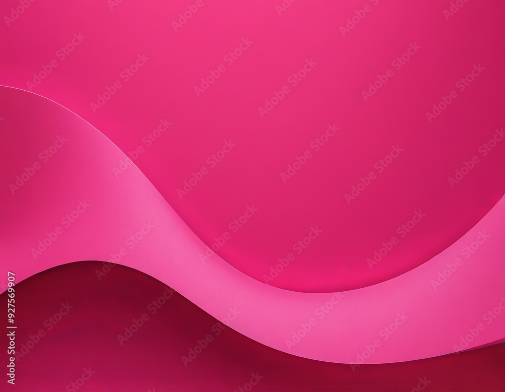 Poster pink abstract background with curved lines