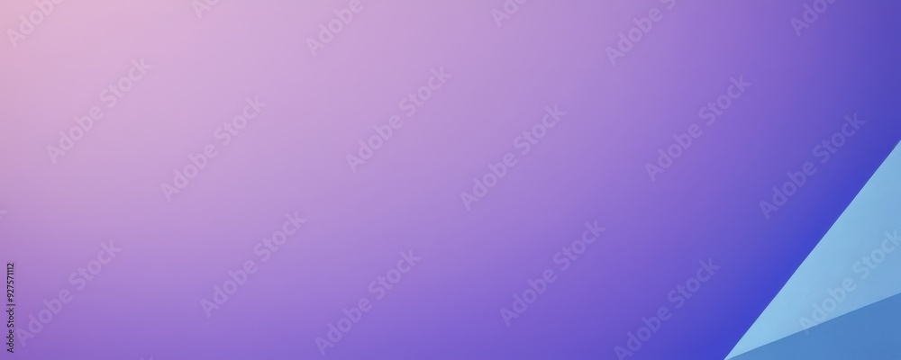 Poster blue and pink background with triangular shape