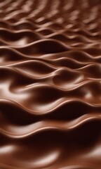 Naklejka premium close up chocolate desert