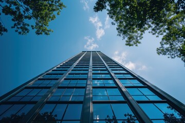 Towering Skyscraper Reaching for the Sky