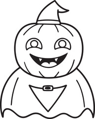 Halloween Silhouette Vector  Art Illustration