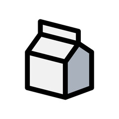 Box of milk icon