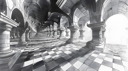 Abstract Archway.