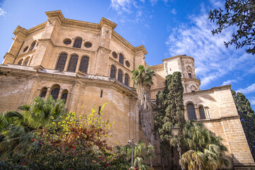 Obraz premium Málaga Cathedral (Santa Iglesia Catedral Basílica de la Encarnación), Malaga, Spain