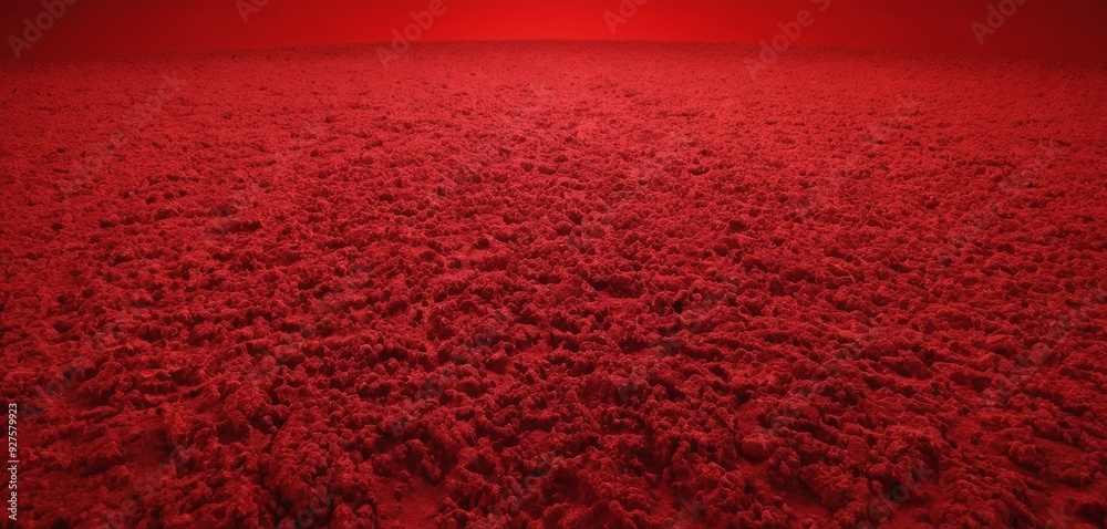 Poster red carpet with light shining through it