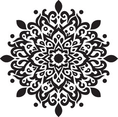 mandada design silhouette vector style with white background