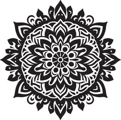 mandada design silhouette vector style with white background