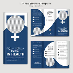 Medical And Healthcare Professional Trifold Brochure Template 