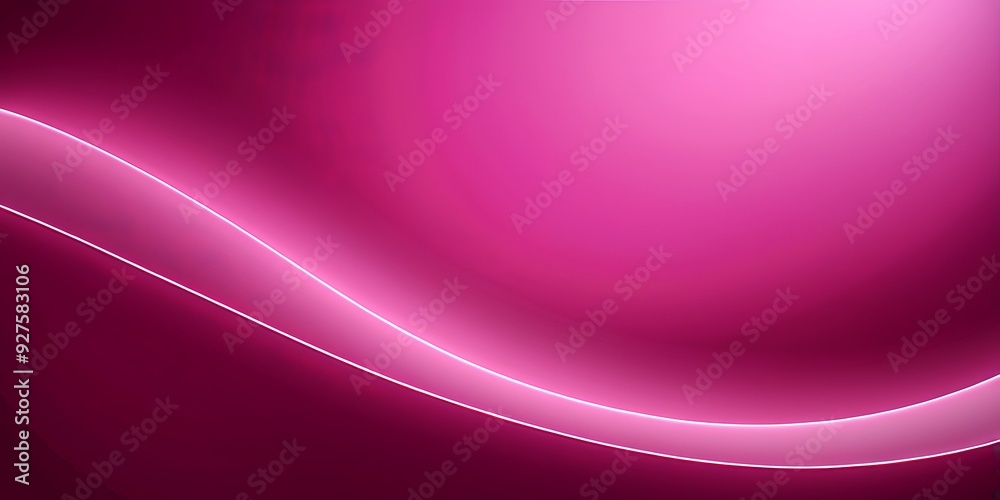 Poster pink background with curved curve