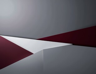 red and white abstract background with arrow