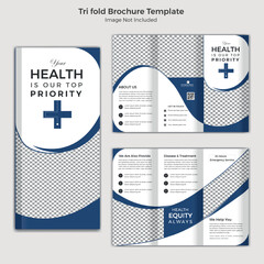 Medical And Healthcare Professional Trifold Brochure Template 