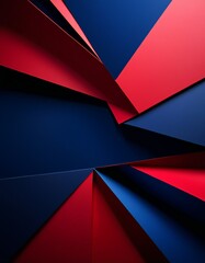 Fototapeta premium red and blue abstract background with black