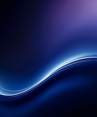 Obraz premium blue wave on black background