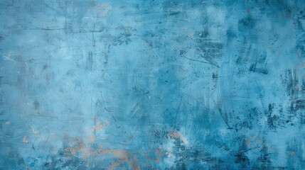 Obraz premium Faded Blue Grunge Texture, a soft, distressed backdrop evoking calmness and nostalgia, perfect for creative projects, digital art, or as a unique surface for design elements.