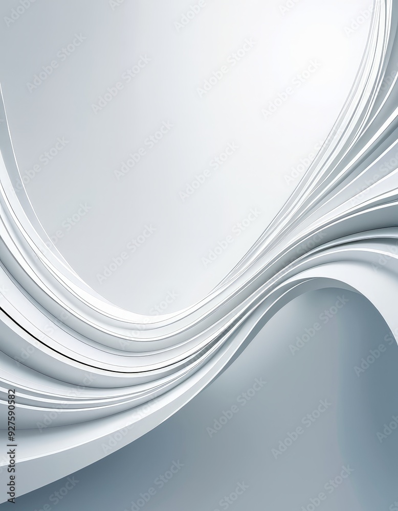 Poster abstract background with white and gray lines
