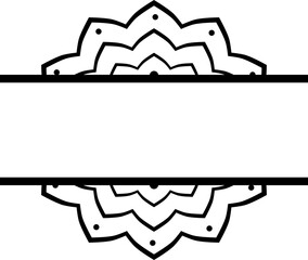 Mandala Flower Split