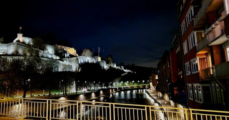 Naklejka premium View Night City