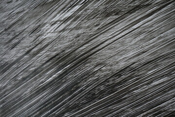 Obraz premium Abstract black and white paint brush splatter art surface, Messy color pattern texture backdrop, Vintage black and white grungy paint brush pattern art background