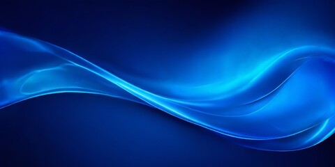 Obraz premium blue wave background