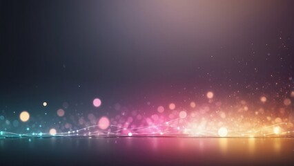 Naklejka premium abstract background with bokeh defocused lights and stars.