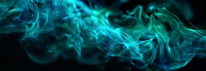 blue smoke on black background
