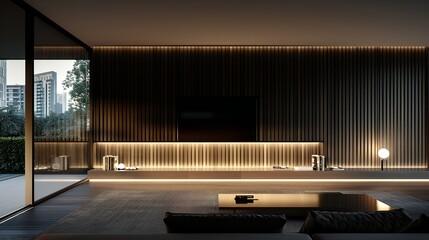 Transform your living room into a modern haven with a monochrome oasis, embracing Scandinavian minimalism and sleek design.