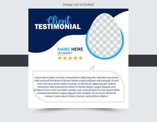 Client Testimonials Design testimonial