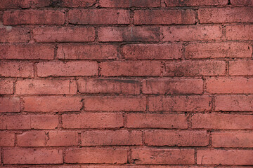 Red brick wall texture background