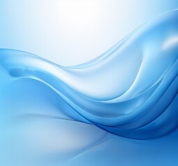 Obraz premium blue wave background vector