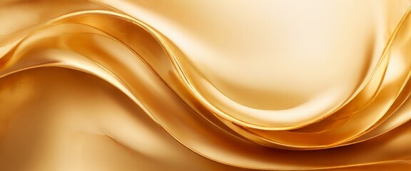 Obraz premium gold background with waves