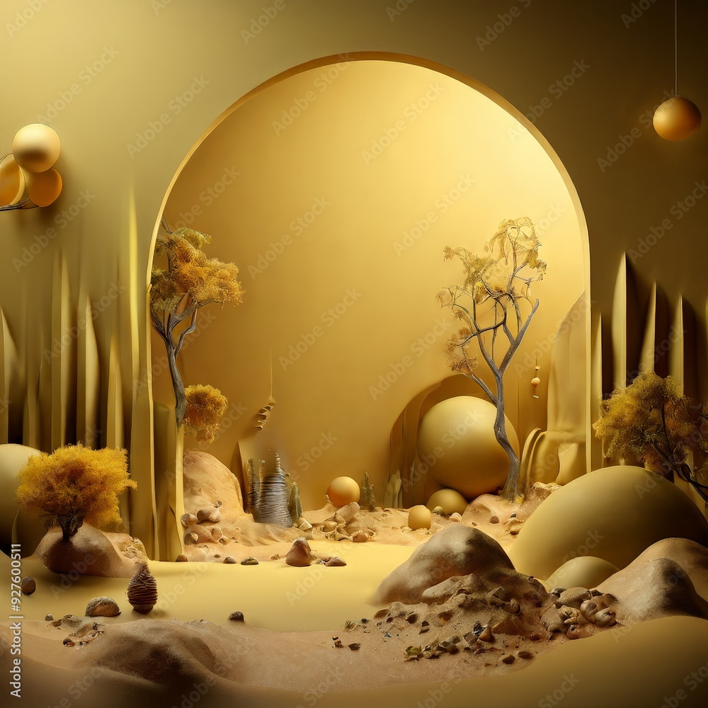 Poster room with lot different objects