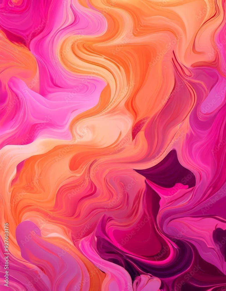 Aufkleber abstract background with colorful fluid