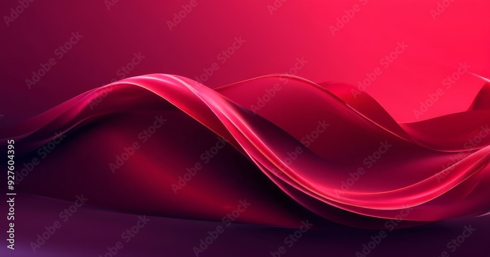 Aufkleber red abstract background with smooth