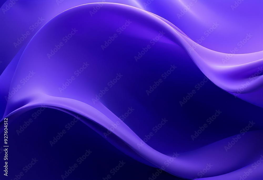 Poster purple background with smooth wave