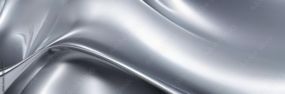 Poster silver background with smooth surface