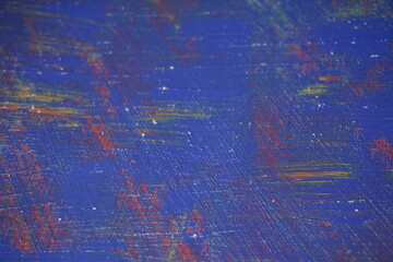 Abstract mixed blue paint splatter surface backdrop, Grungy watercolor paint splash on a blue art surface, Rustic paint brush pattern with a multicolor paint line background © Alif_Mahamud